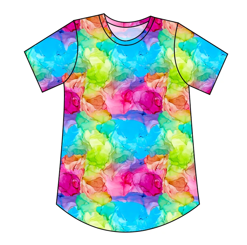 Rainbow Splash Ladies' Relaxed Tee