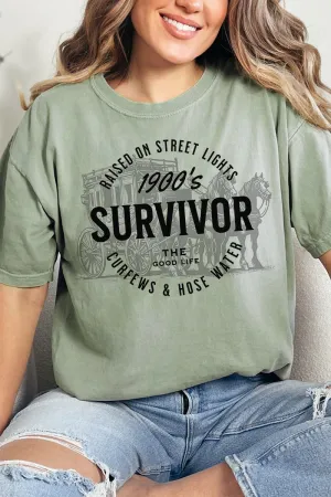 Raised On Street Lights Comfort Colors Adult Ring-Spun Cotton Tee