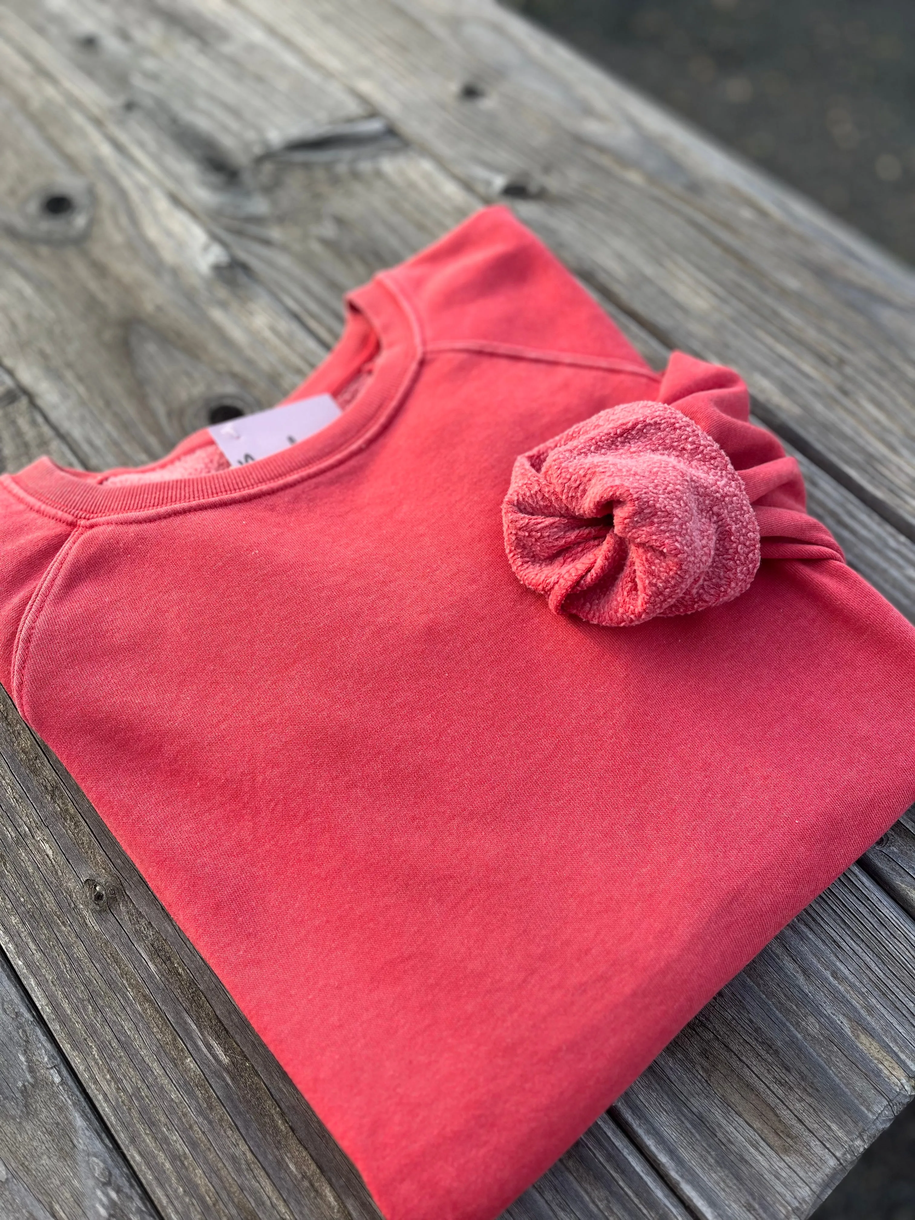Red Hangout Pullover