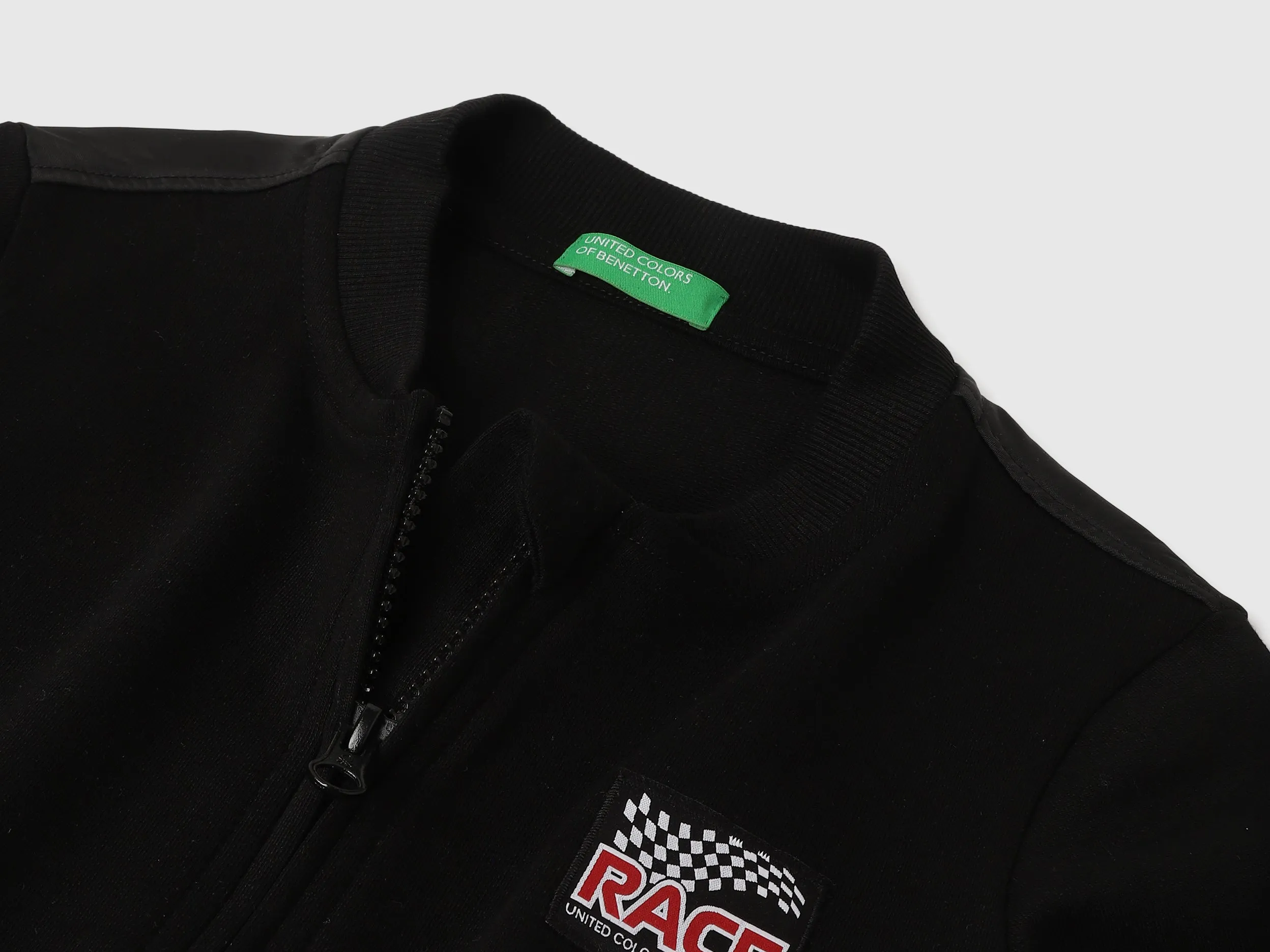 Regular Fit Mock Neck Printed Sweatshirts