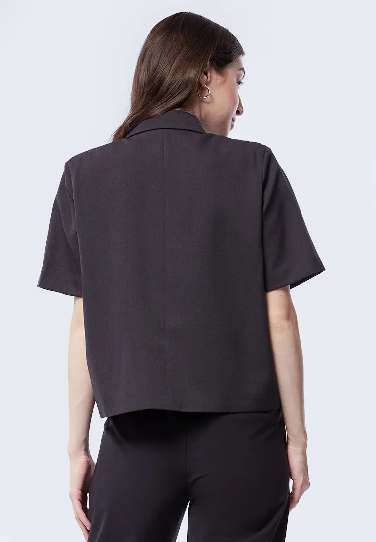 Relaxed Short Sleeve Blazer