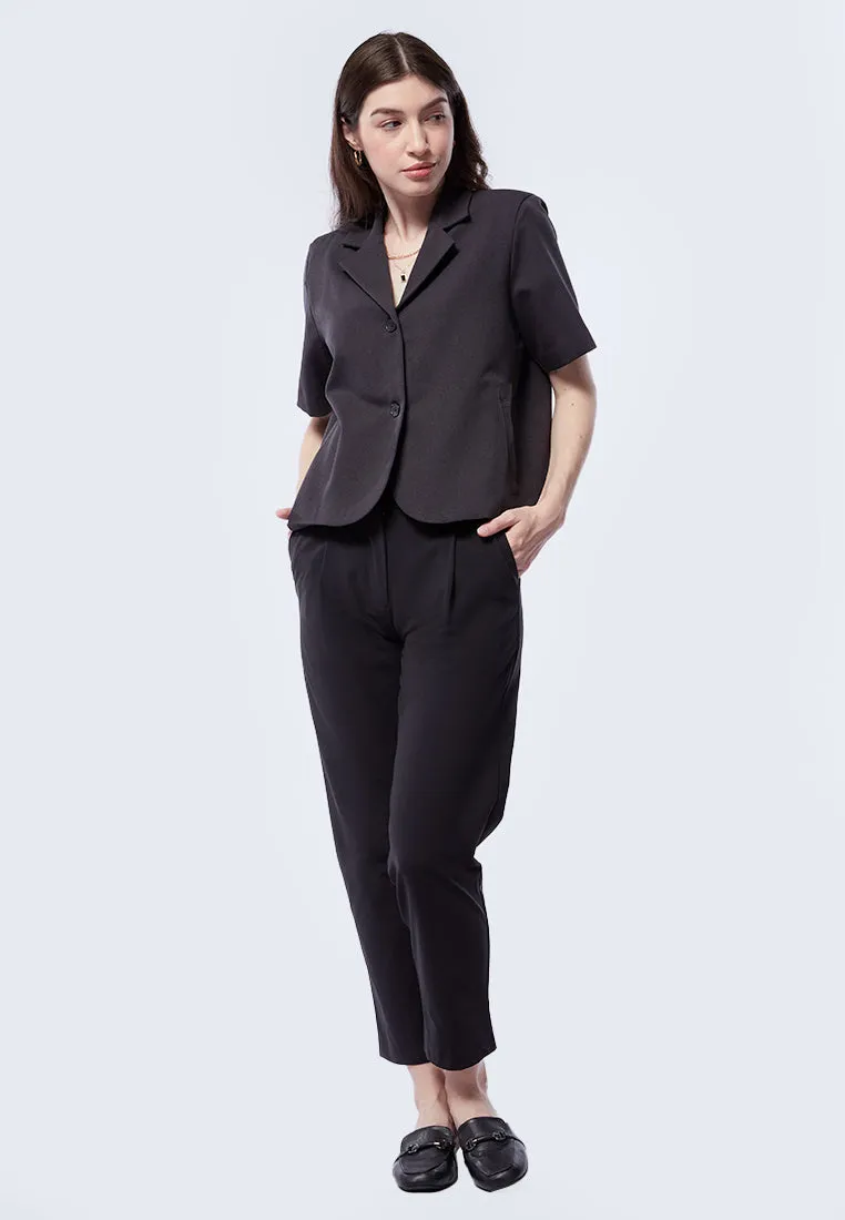 Relaxed Short Sleeve Blazer