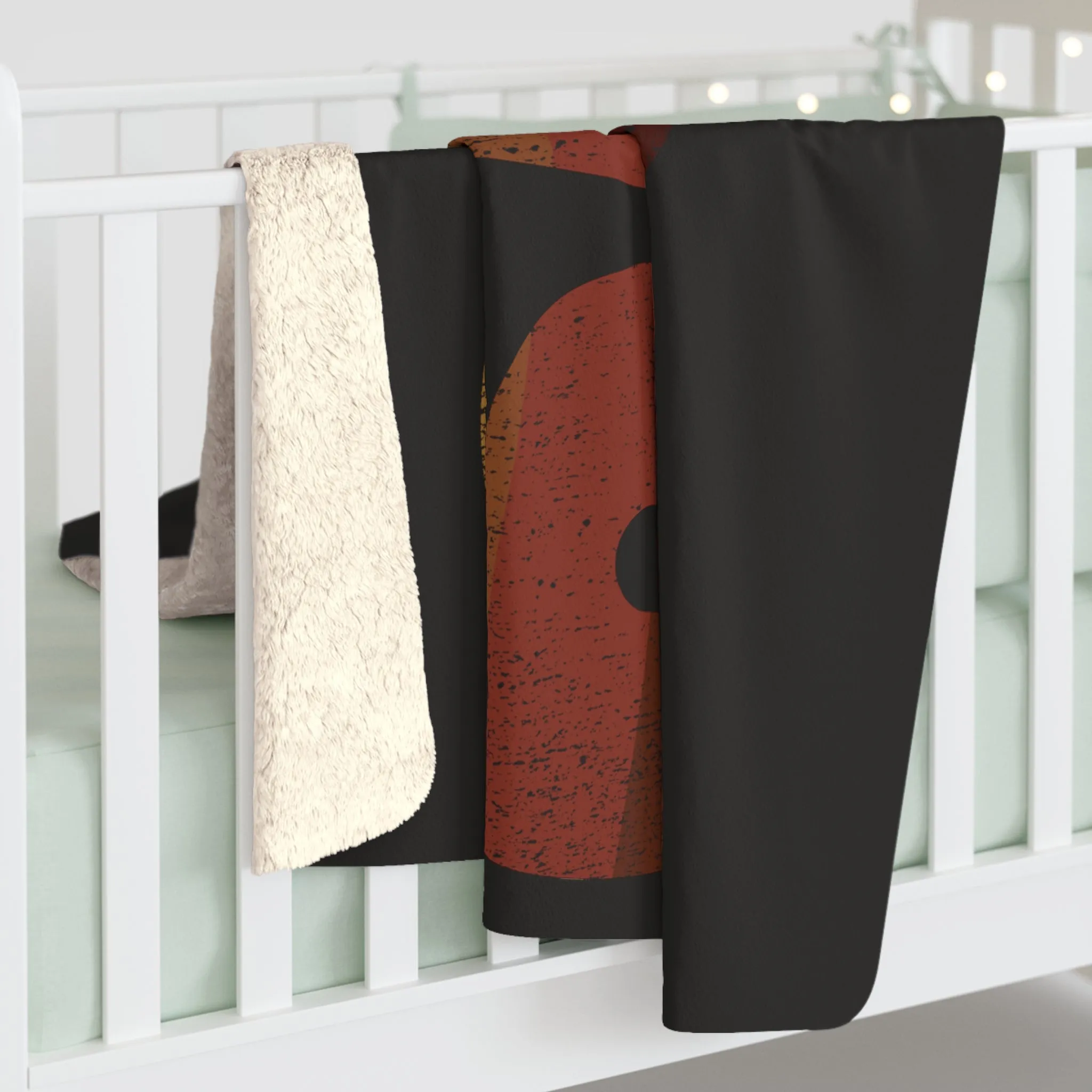 Retro 603 Sherpa Fleece Blanket