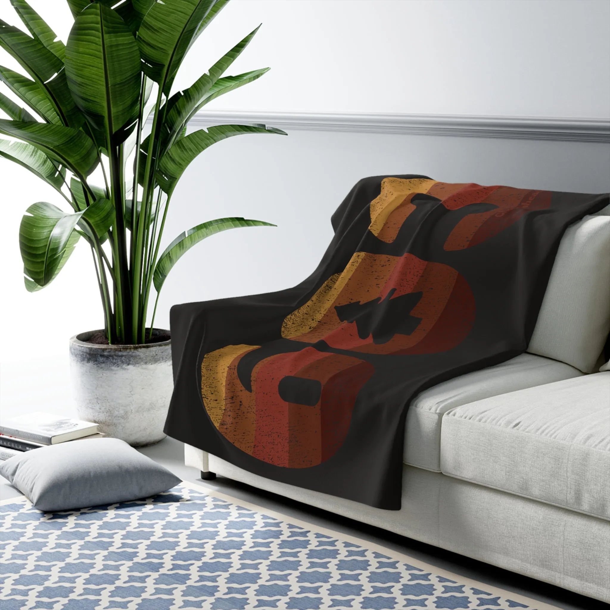 Retro 603 Sherpa Fleece Blanket
