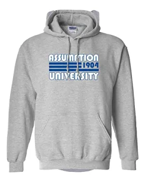 Retro Assumption University Hooded Sweatshirt
