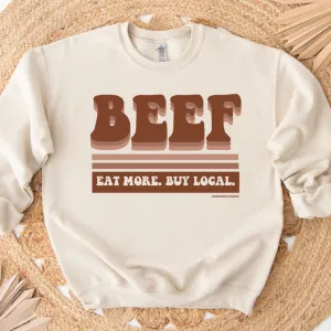 Retro Beef Crewneck (S-3XL) - Multiple Colors!