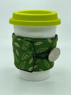 Retro Cup Cozy, with Insulated Lining.