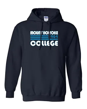Retro Mount Holyoke College Hooded Sweatshirt