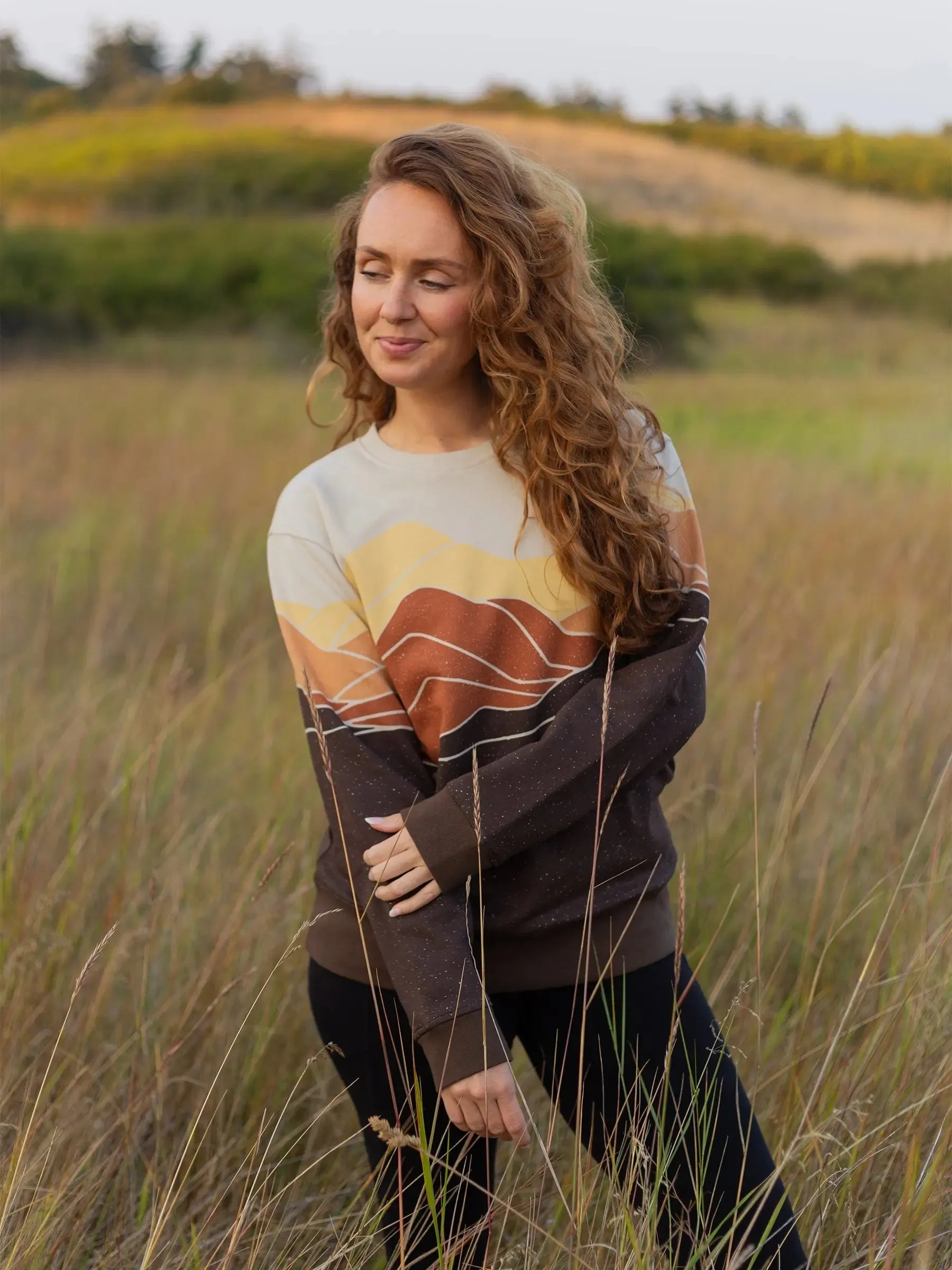 Retro Range Pullover by Happy Earth