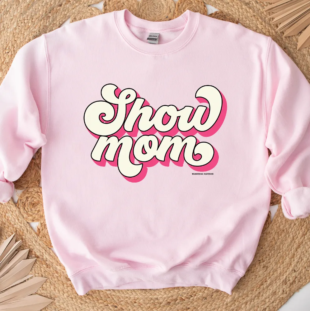 Retro Show Mom Crewneck (S-3XL) - Multiple Colors!