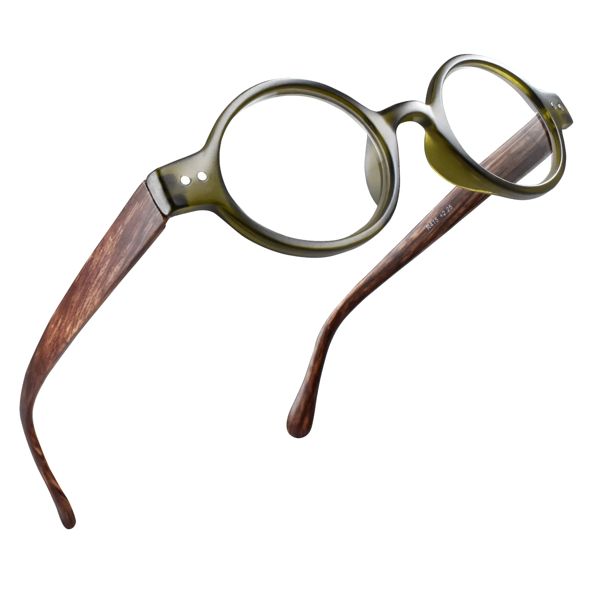 Retro Small Round Reading Glasses for Mens & Womens | R-415