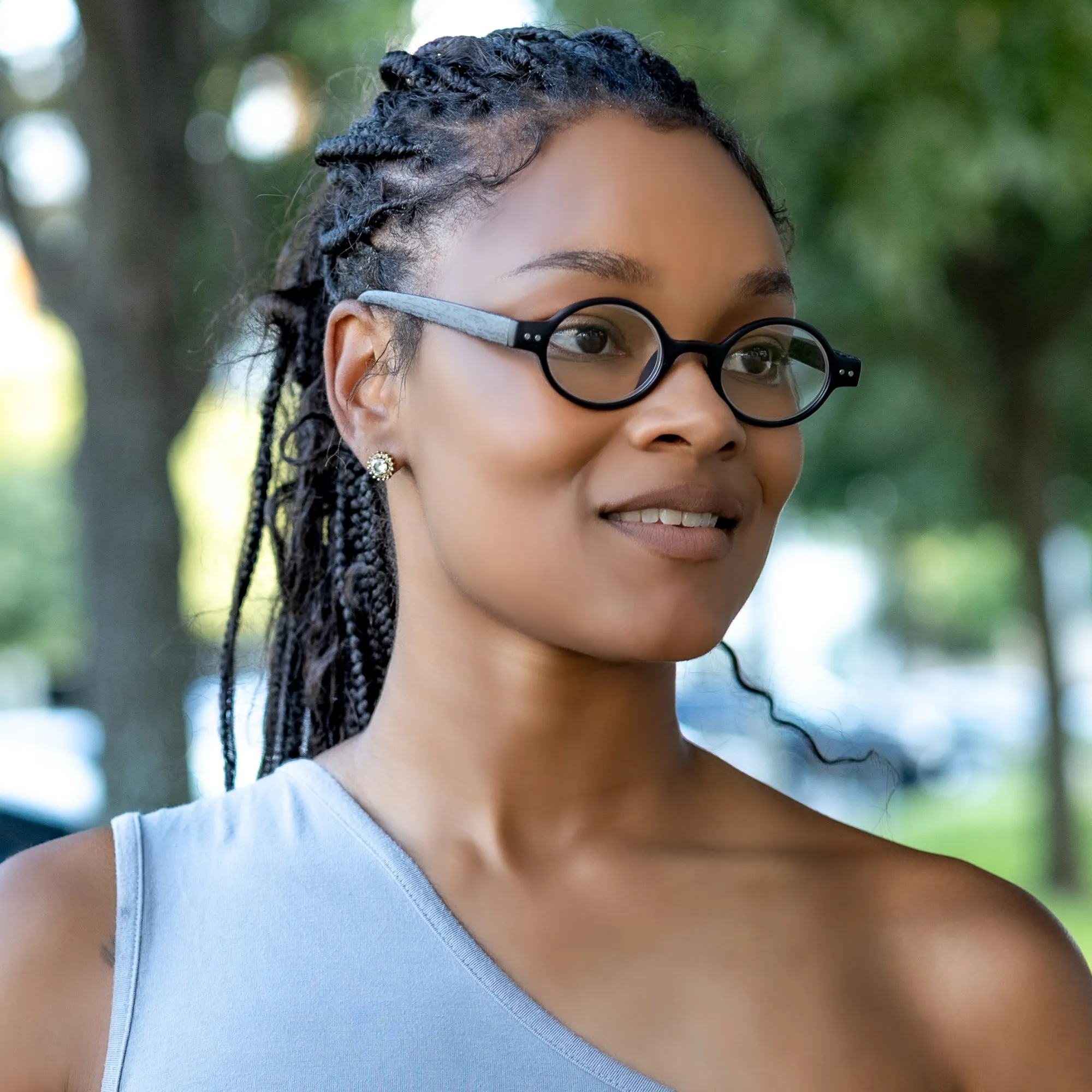 Retro Small Round Reading Glasses for Mens & Womens | R-415