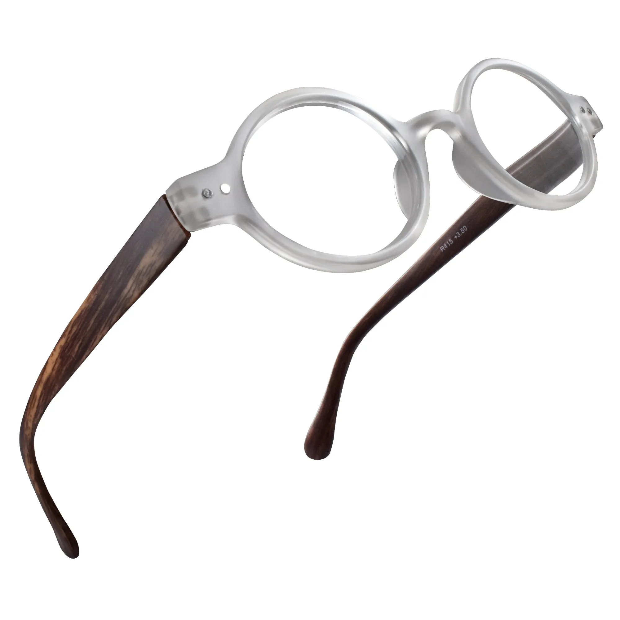 Retro Small Round Reading Glasses for Mens & Womens | R-415