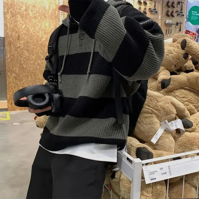 Retro-Strick-Hoodie