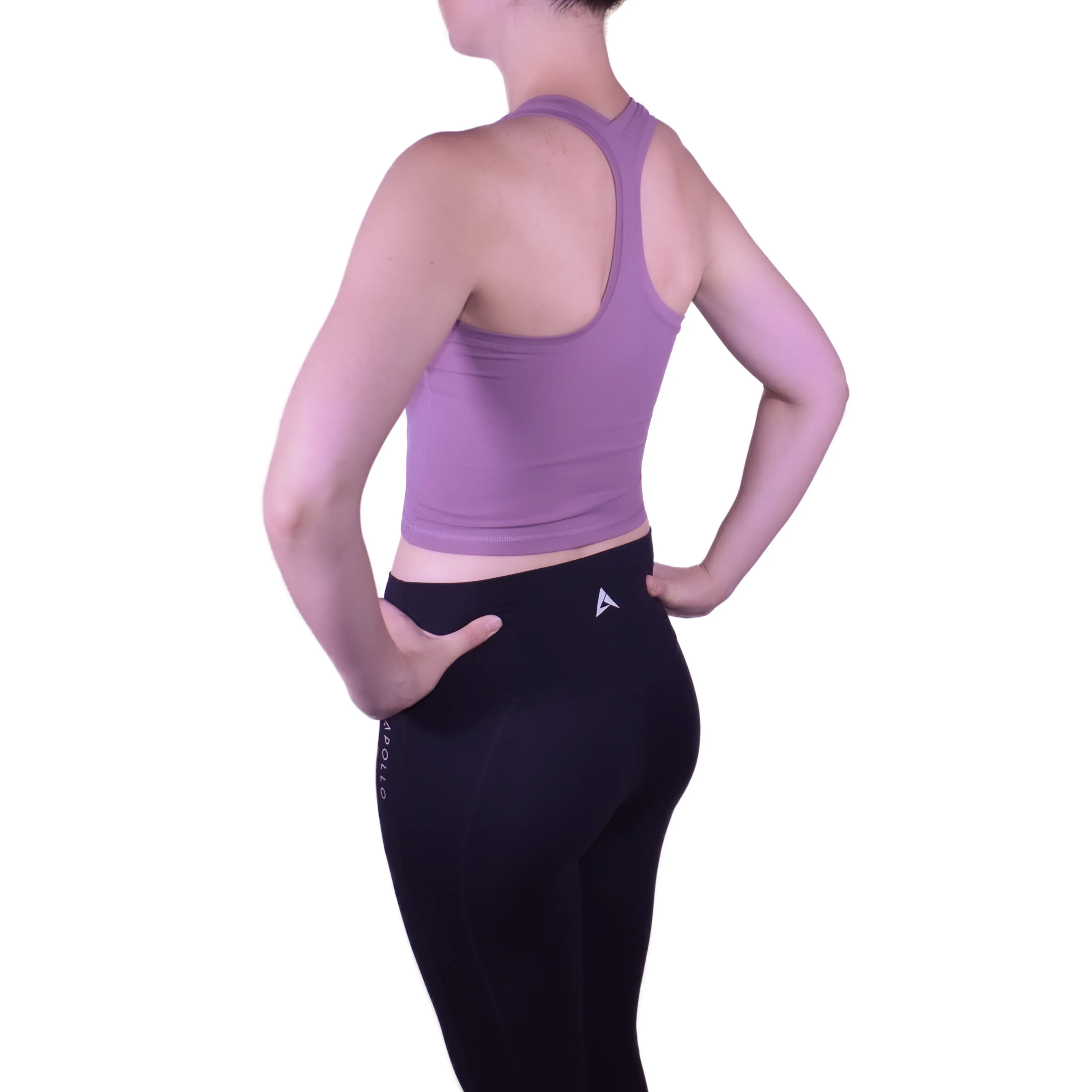RHEA CROP TANKS - PURPLE