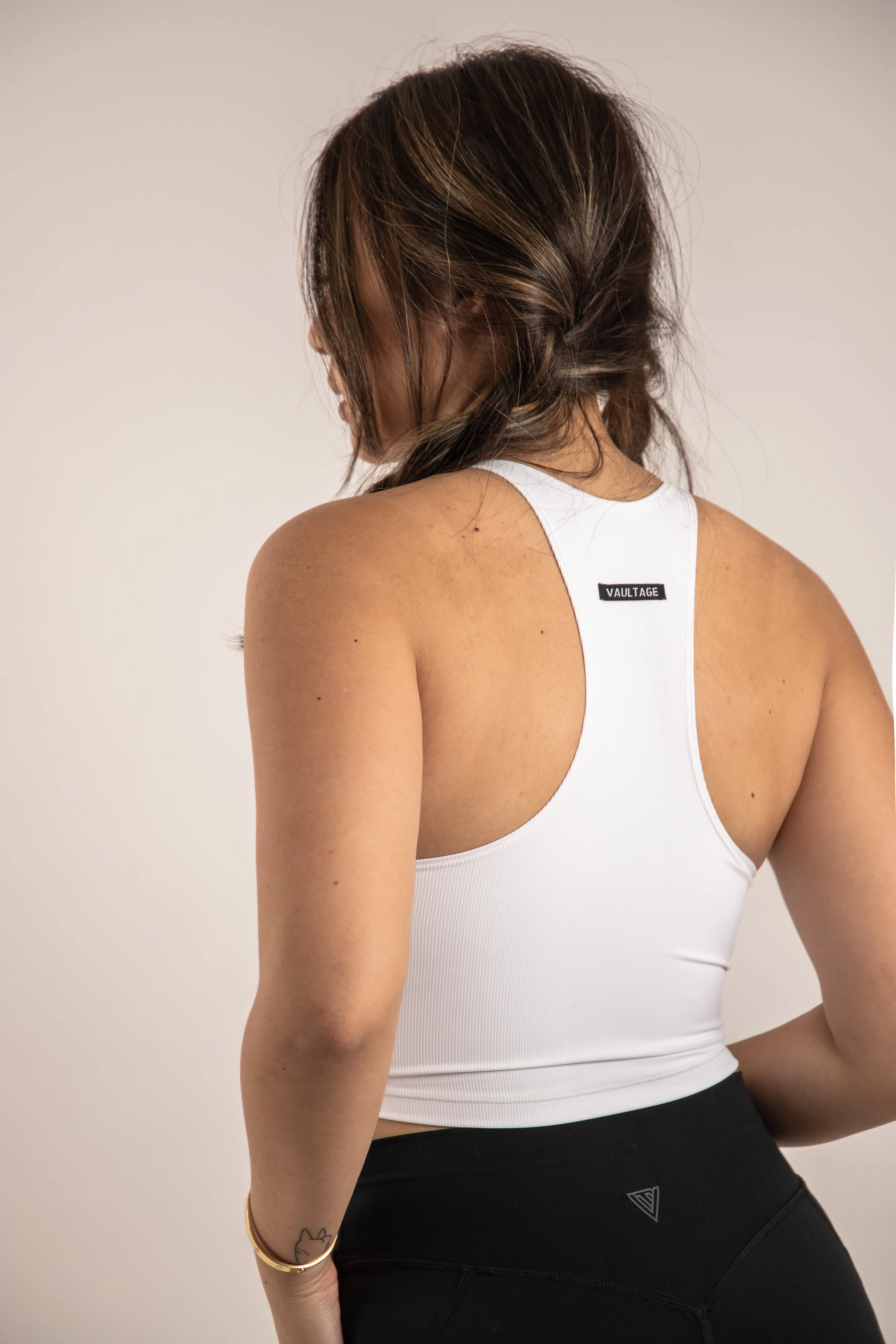 Ribbed Essential Crop Tank