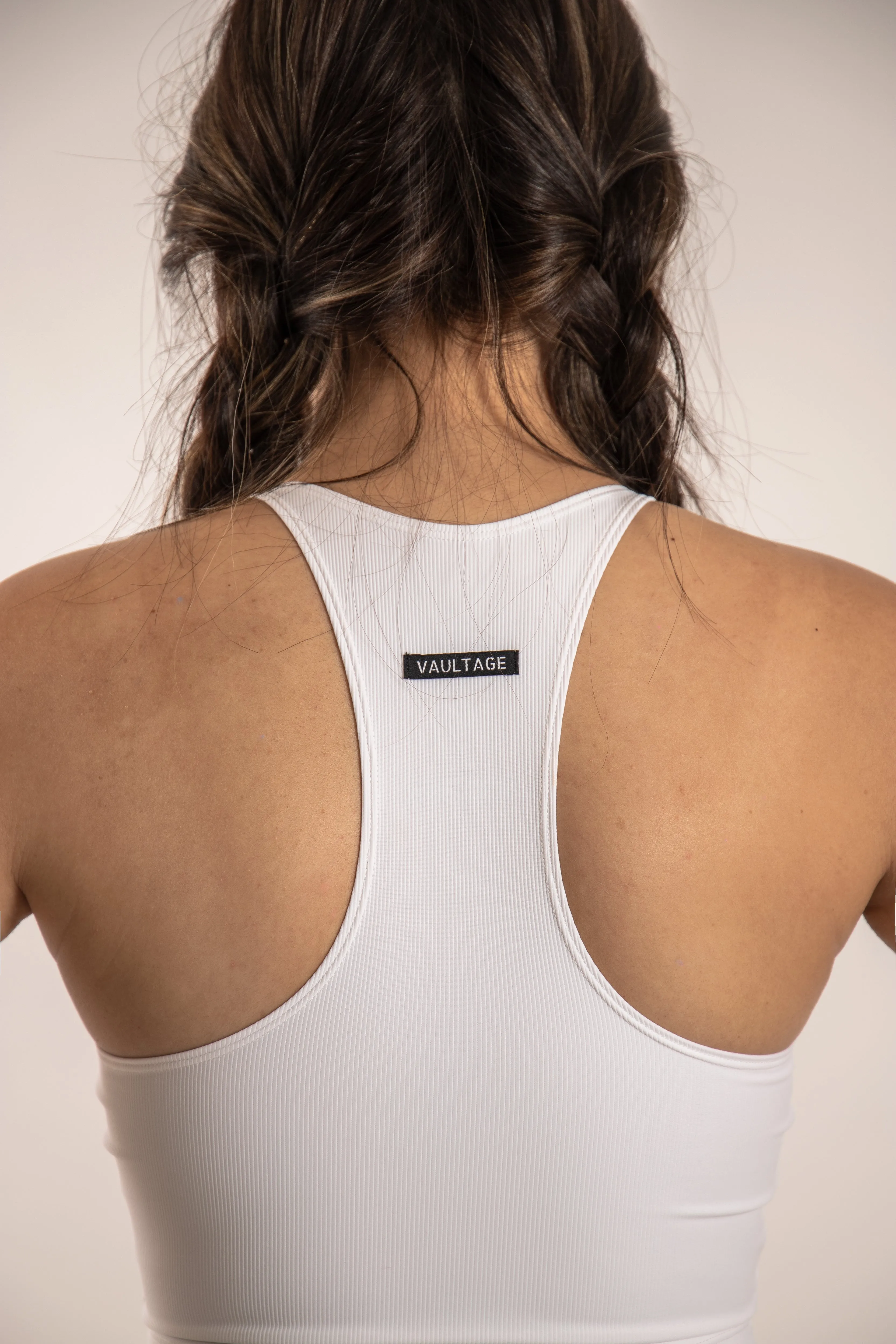Ribbed Essential Crop Tank