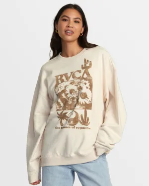 RVCA Womens Hamilton Crewneck Sweatshirt