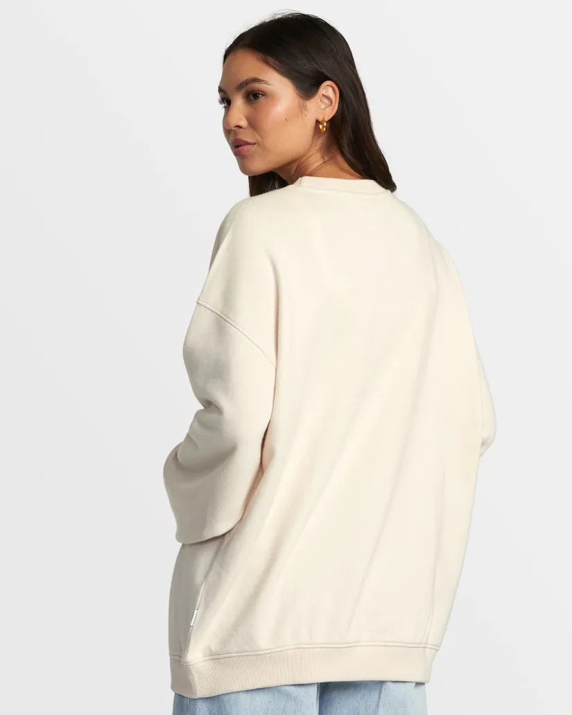 RVCA Womens Hamilton Crewneck Sweatshirt