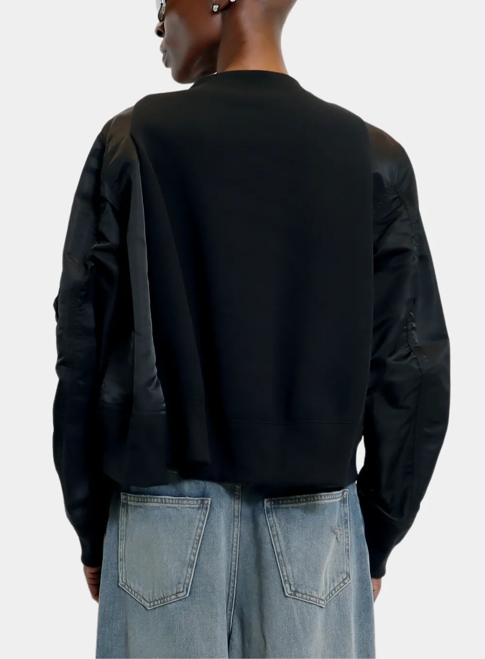 SACAI | Sponge Sweat x Nylon Twill Pullover