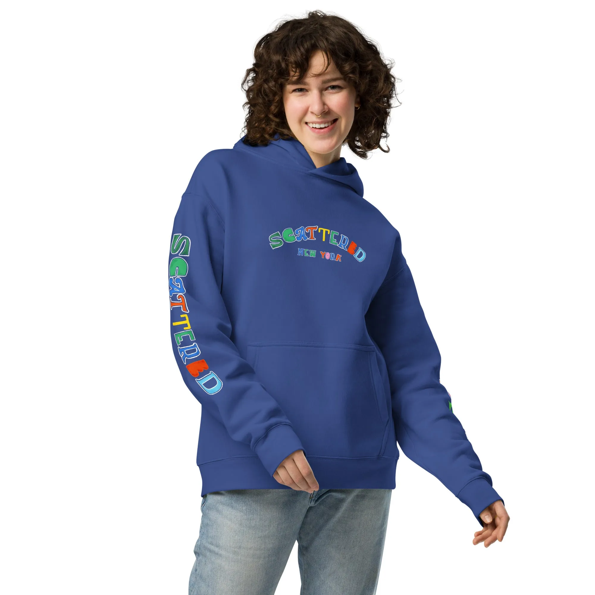 Scattered S/S '25 Logo Printed Premium Hoodie