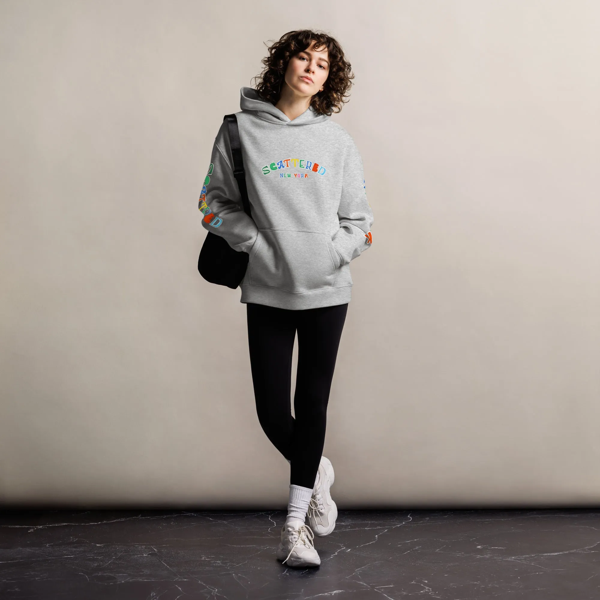 Scattered S/S '25 Logo Printed Premium Hoodie