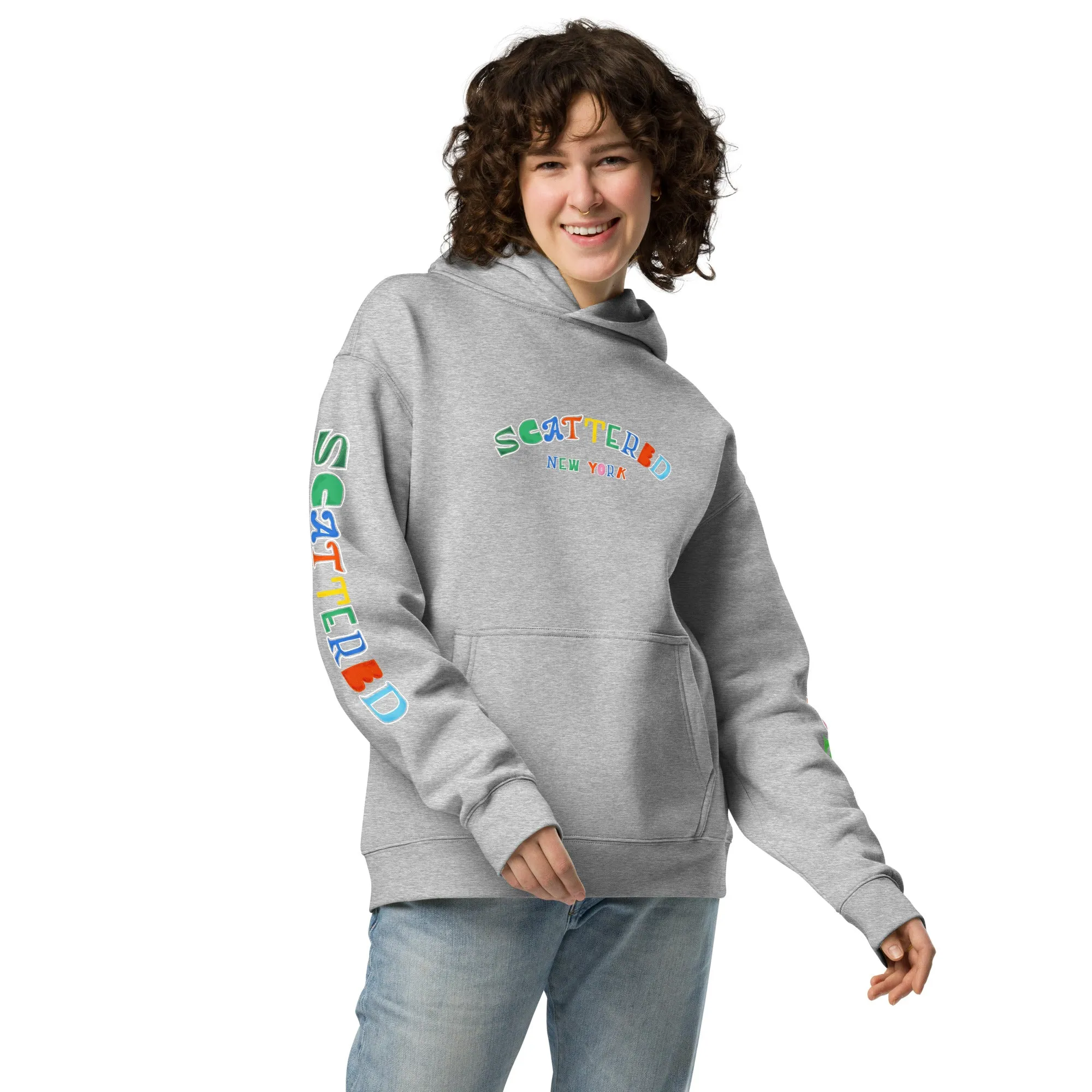 Scattered S/S '25 Logo Printed Premium Hoodie