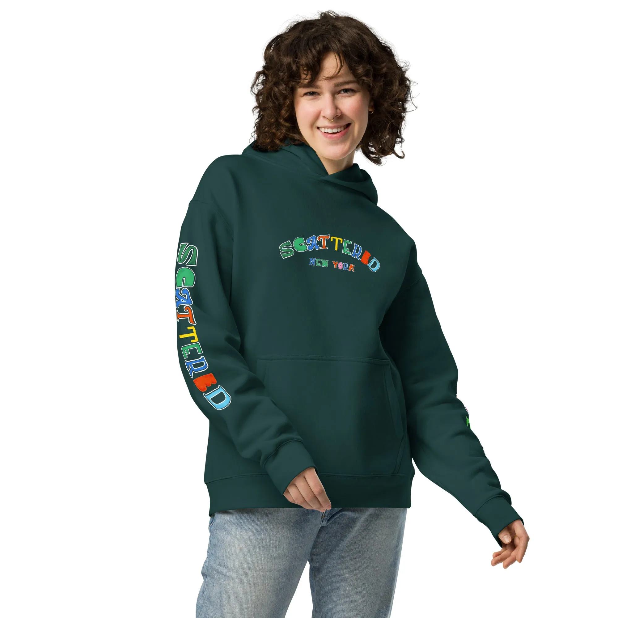 Scattered S/S '25 Logo Printed Premium Hoodie