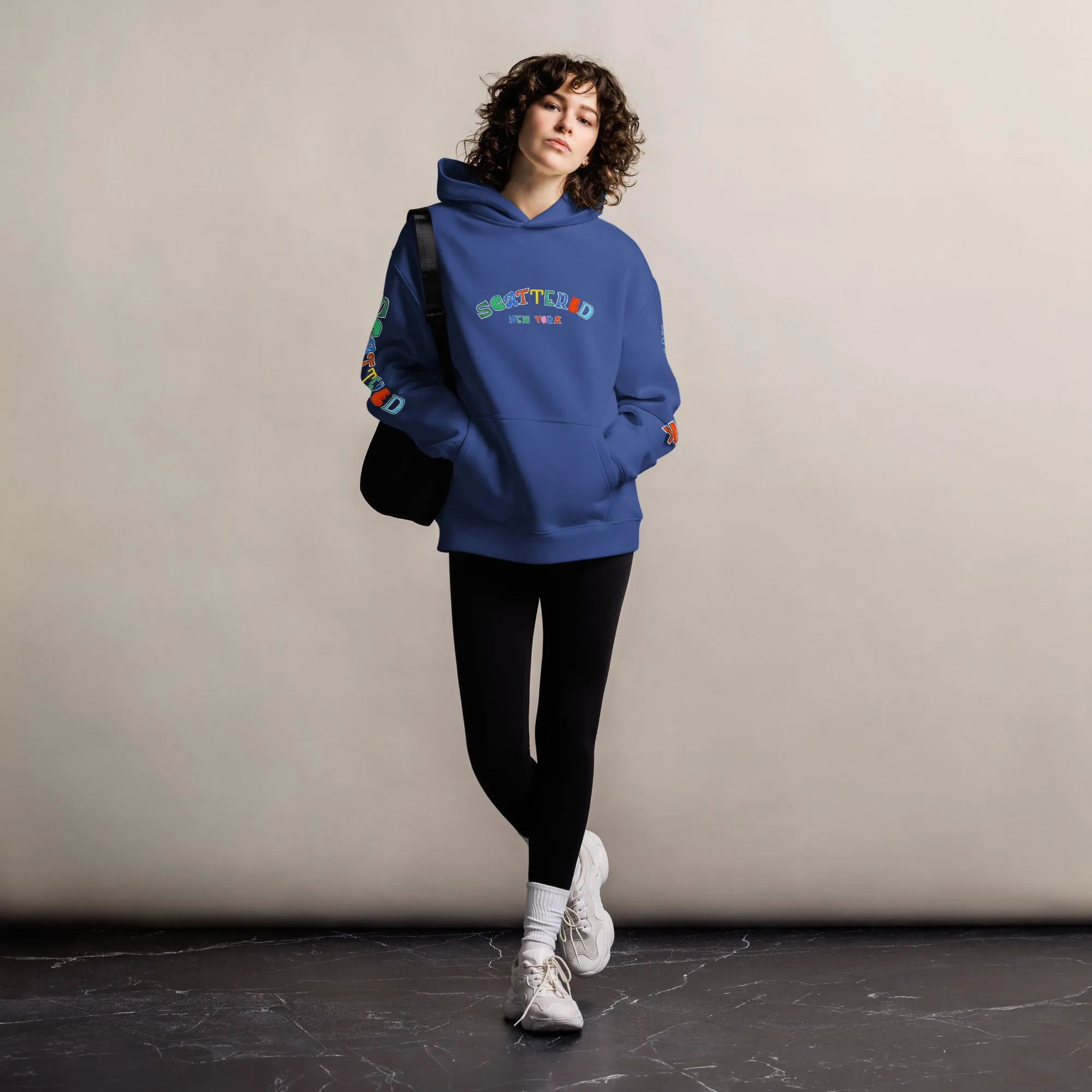 Scattered S/S '25 Logo Printed Premium Hoodie