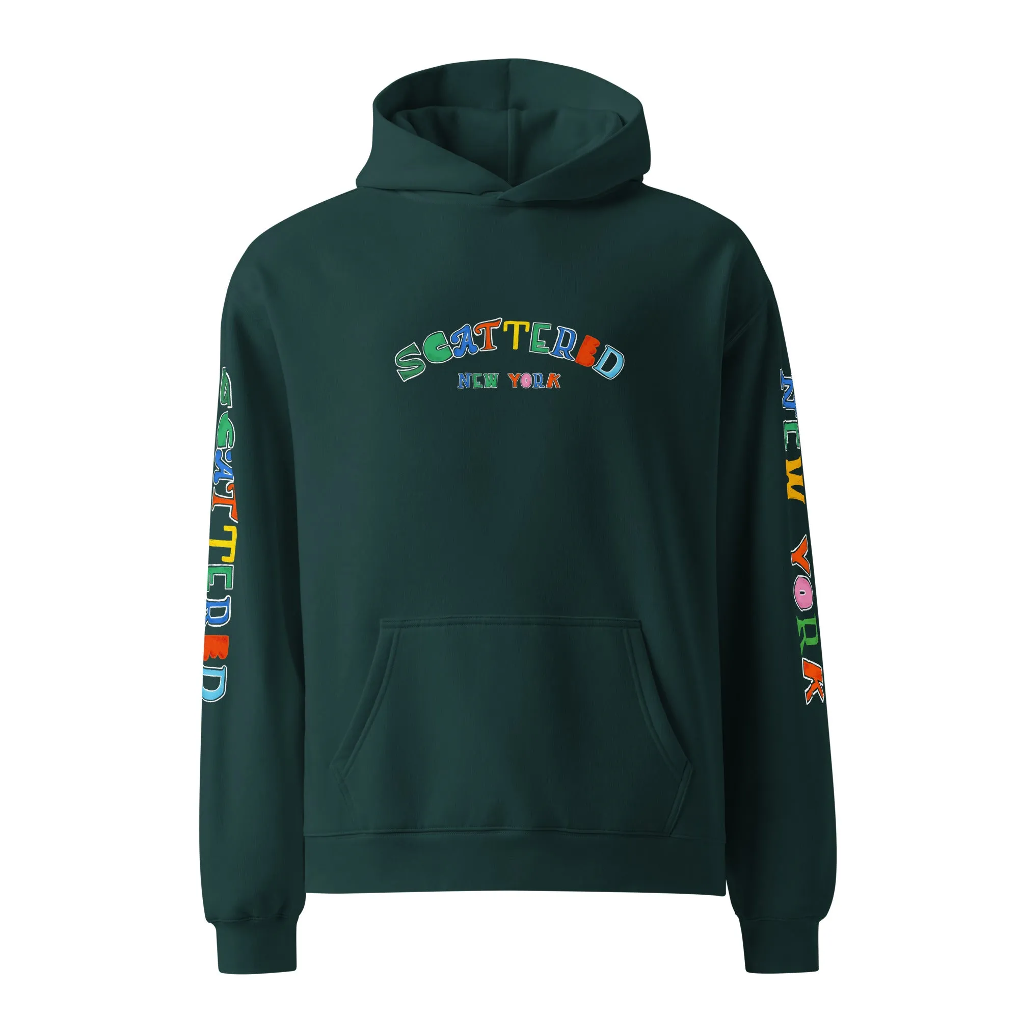 Scattered S/S '25 Logo Printed Premium Hoodie