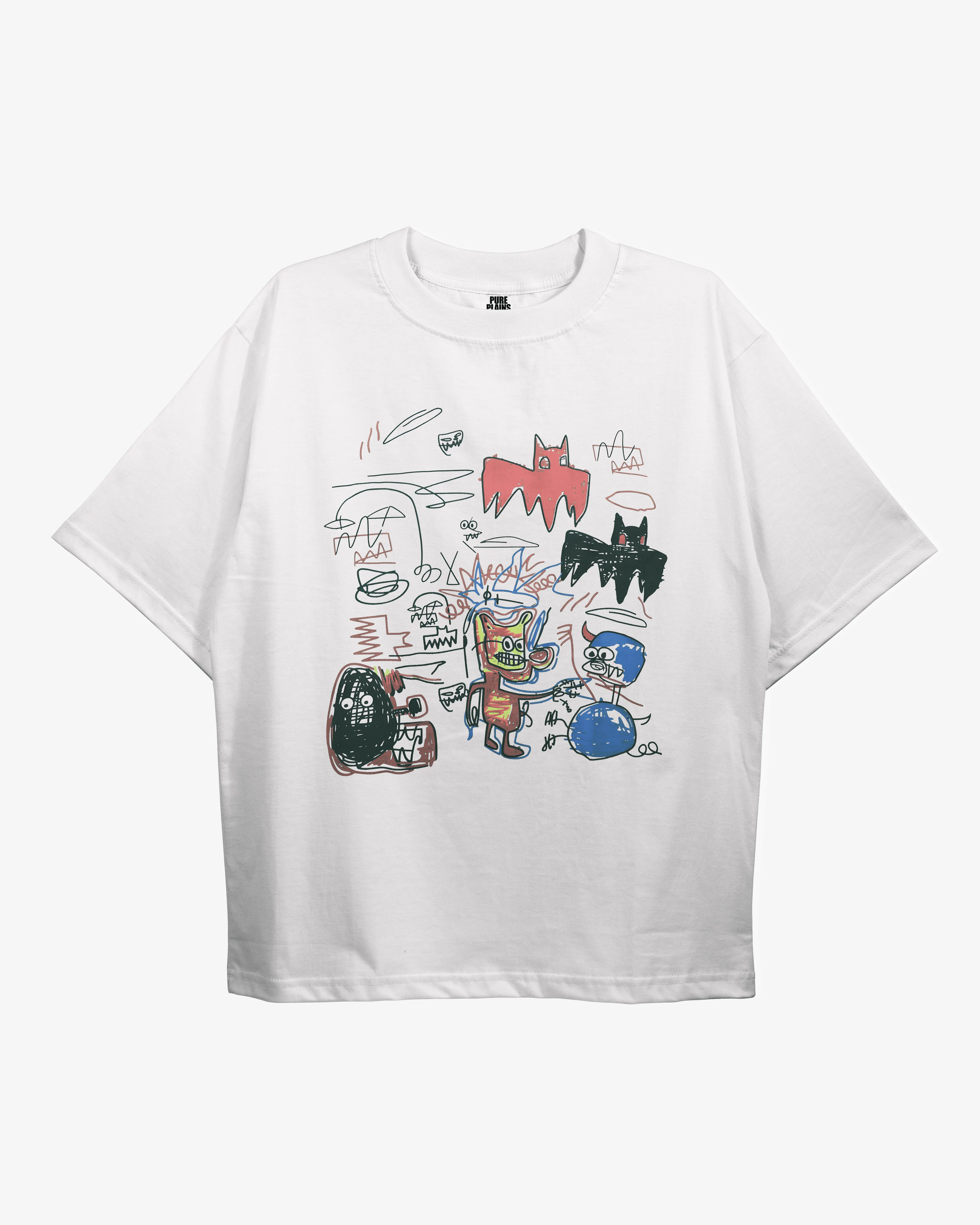 Scribble Wars Oversized Tshirt