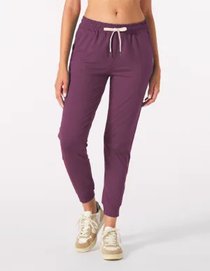 Serene Jogger: Mulberry Marble