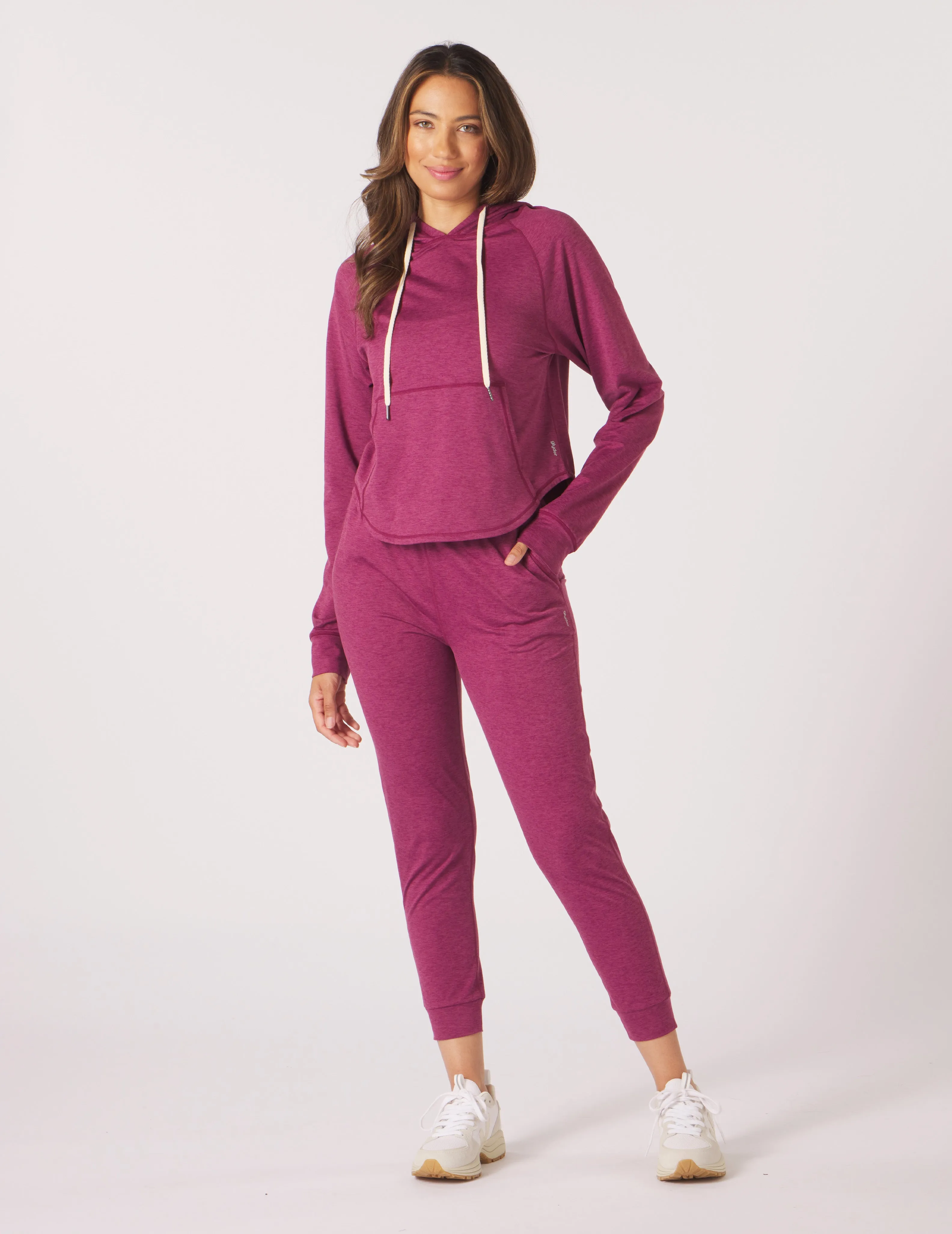 Serene Jogger: Rouge Marble