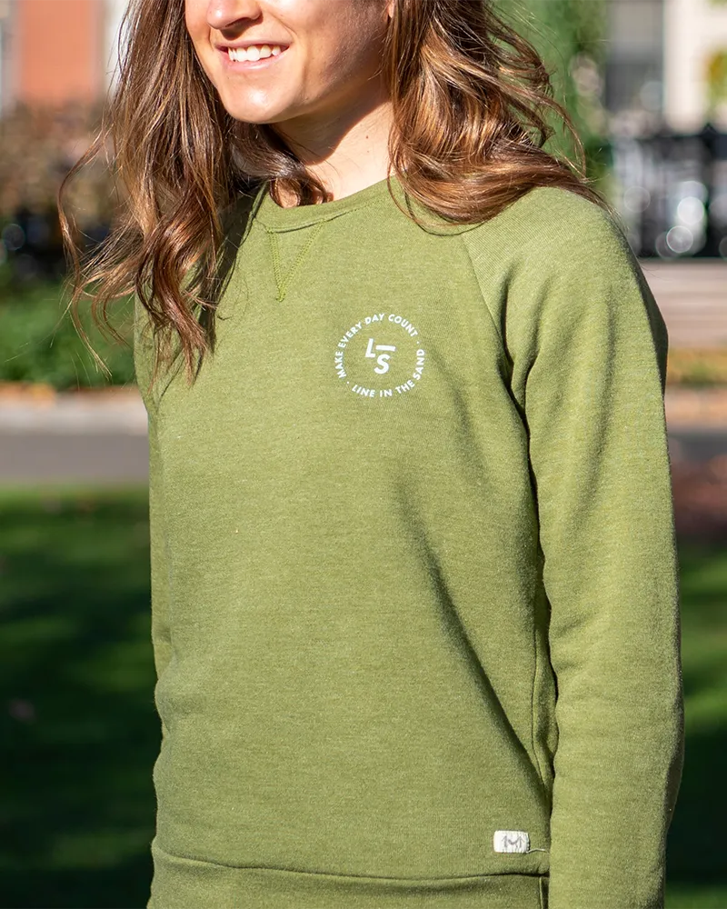 Sherpa Crew Pullover - Sea Meadow