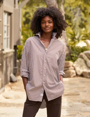 SHIRLEY Brown Stripe, Superluxe