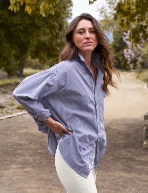 SHIRLEY Navy Stripe, Superluxe