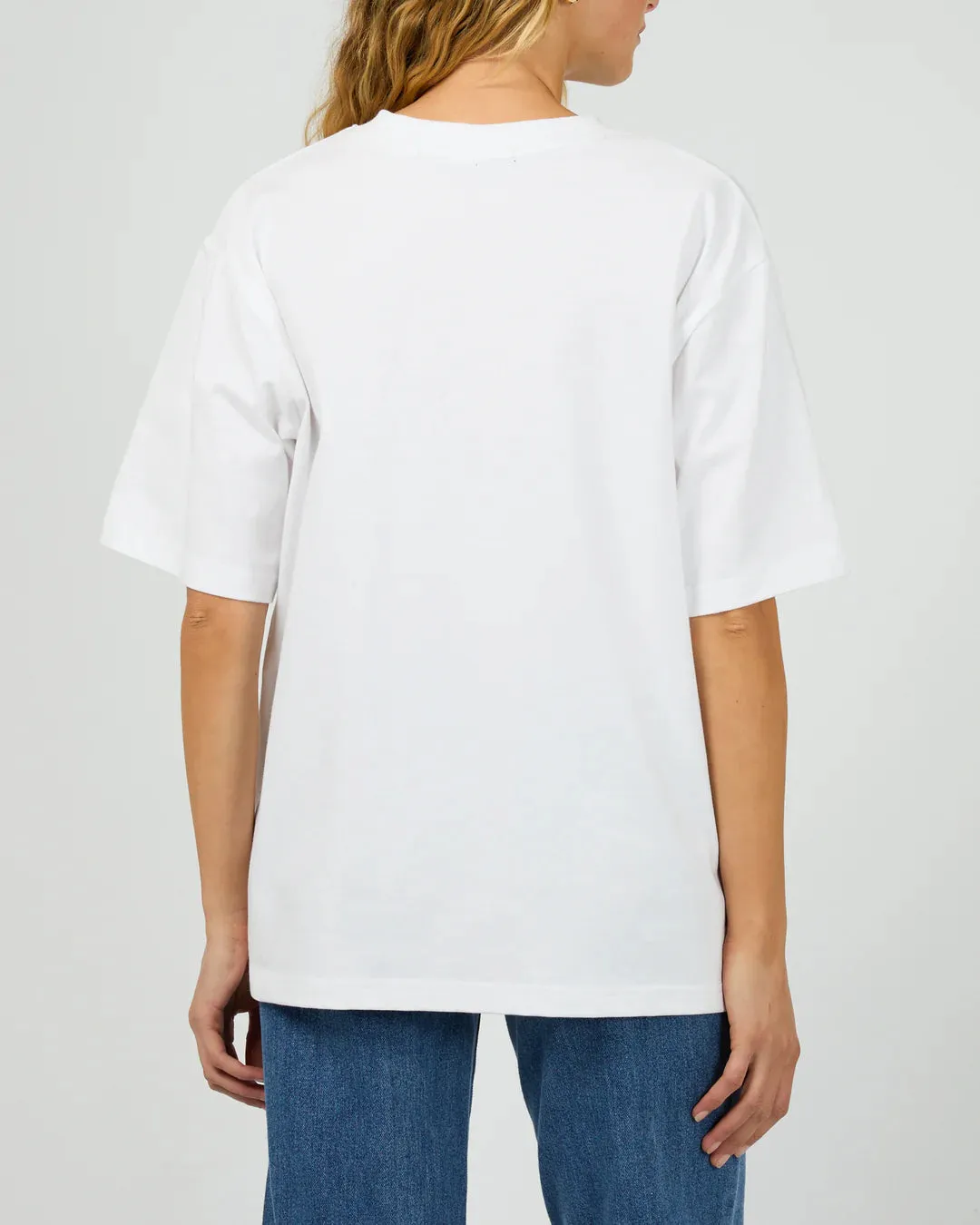 SILENT THEORY CORE OVERSIZED TEE WHITE