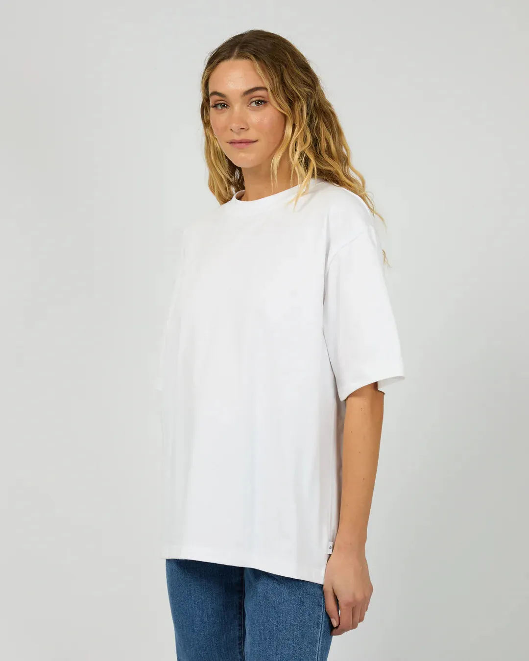 SILENT THEORY CORE OVERSIZED TEE WHITE