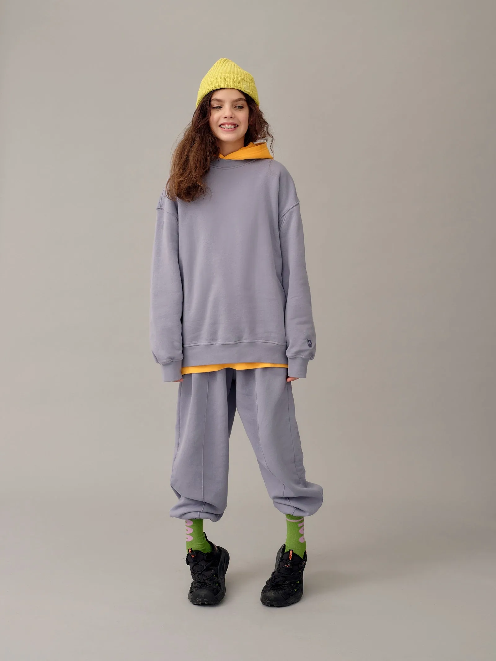 Silver Mist Oversized Sweatshirt