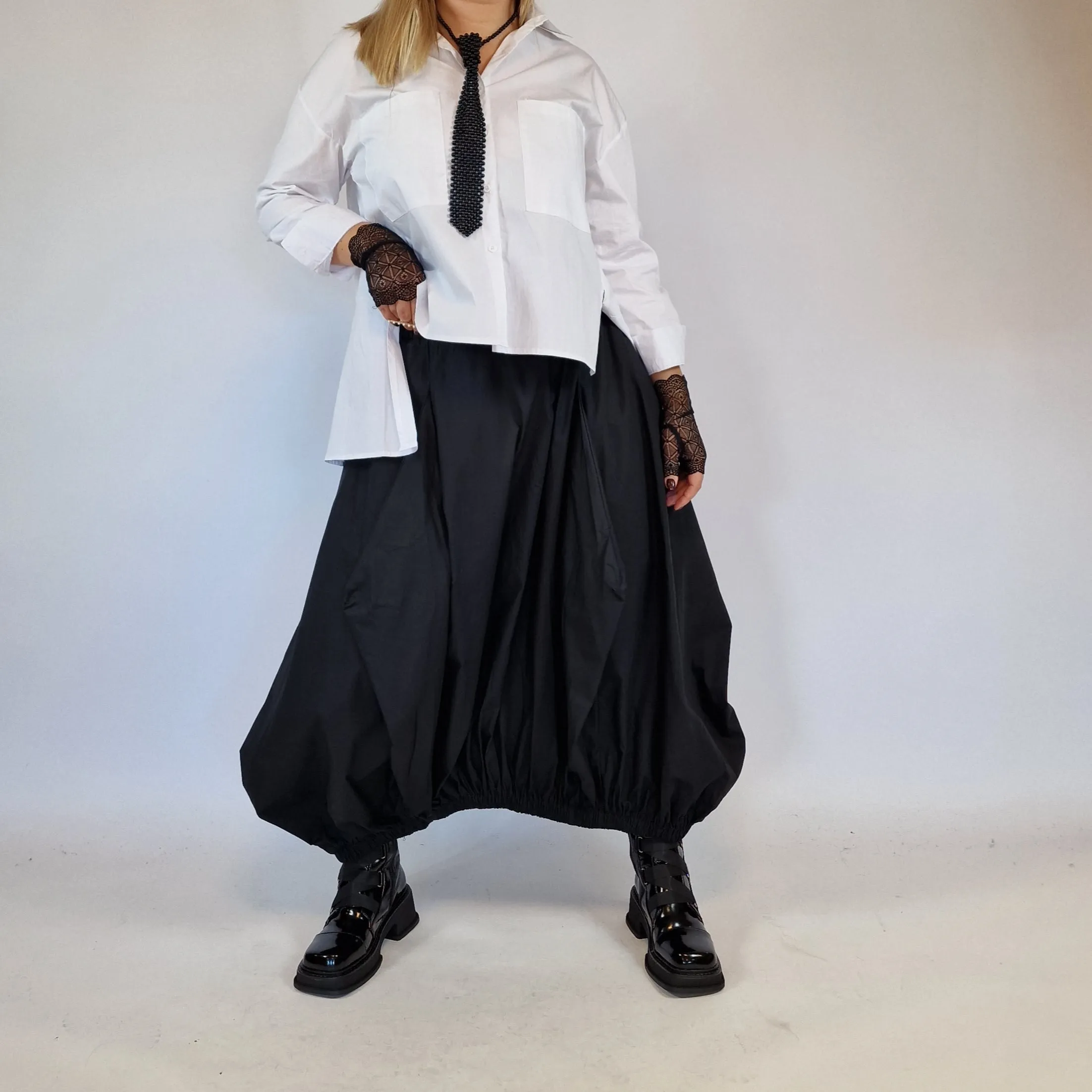 Simple Moderne Jazz Up Punky Basic Relaxed Fit Shirt