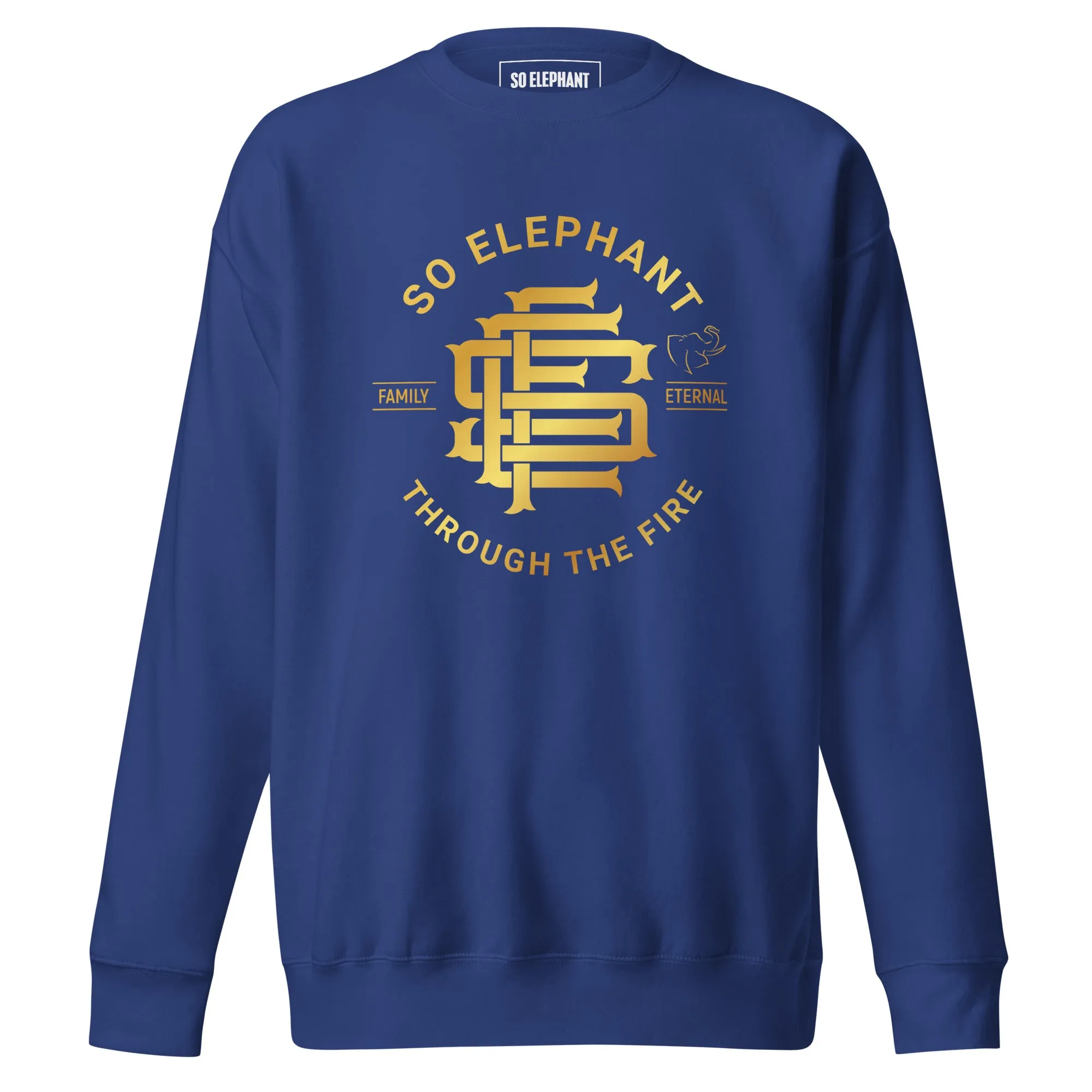 SO ELEPHANT MEN'S "THROUGH THE FIRE" Premium Sweatshirt