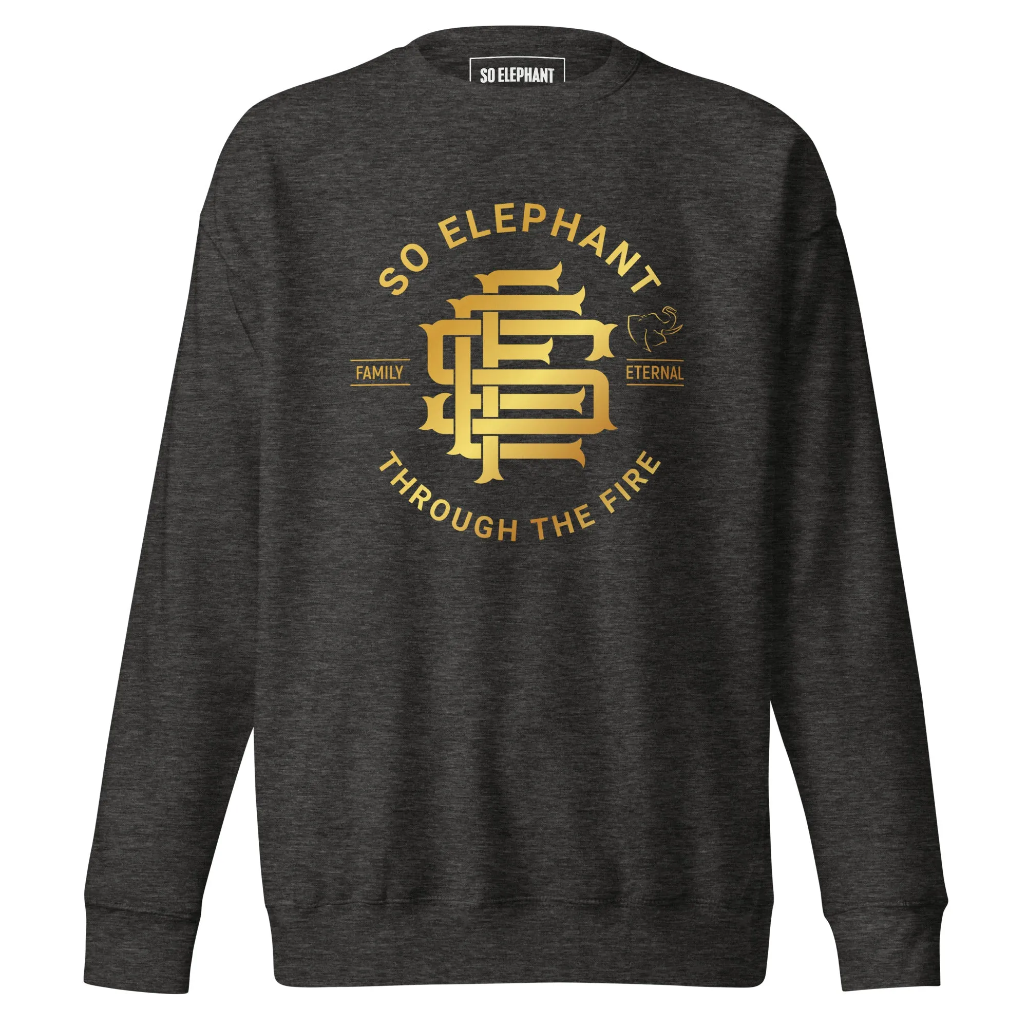 SO ELEPHANT MEN'S "THROUGH THE FIRE" Premium Sweatshirt