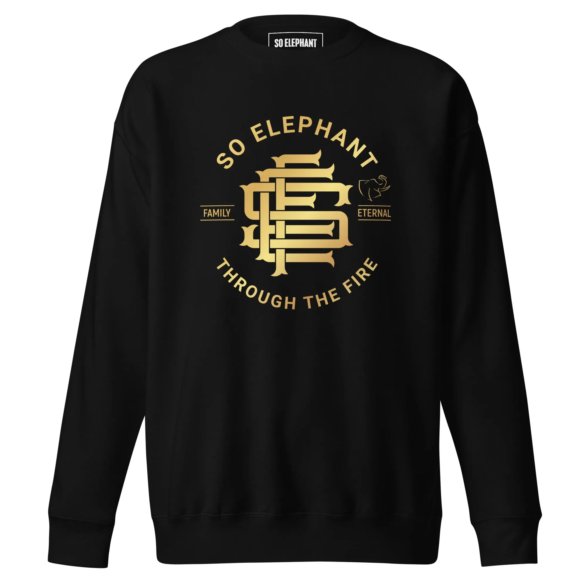 SO ELEPHANT MEN'S "THROUGH THE FIRE" Premium Sweatshirt