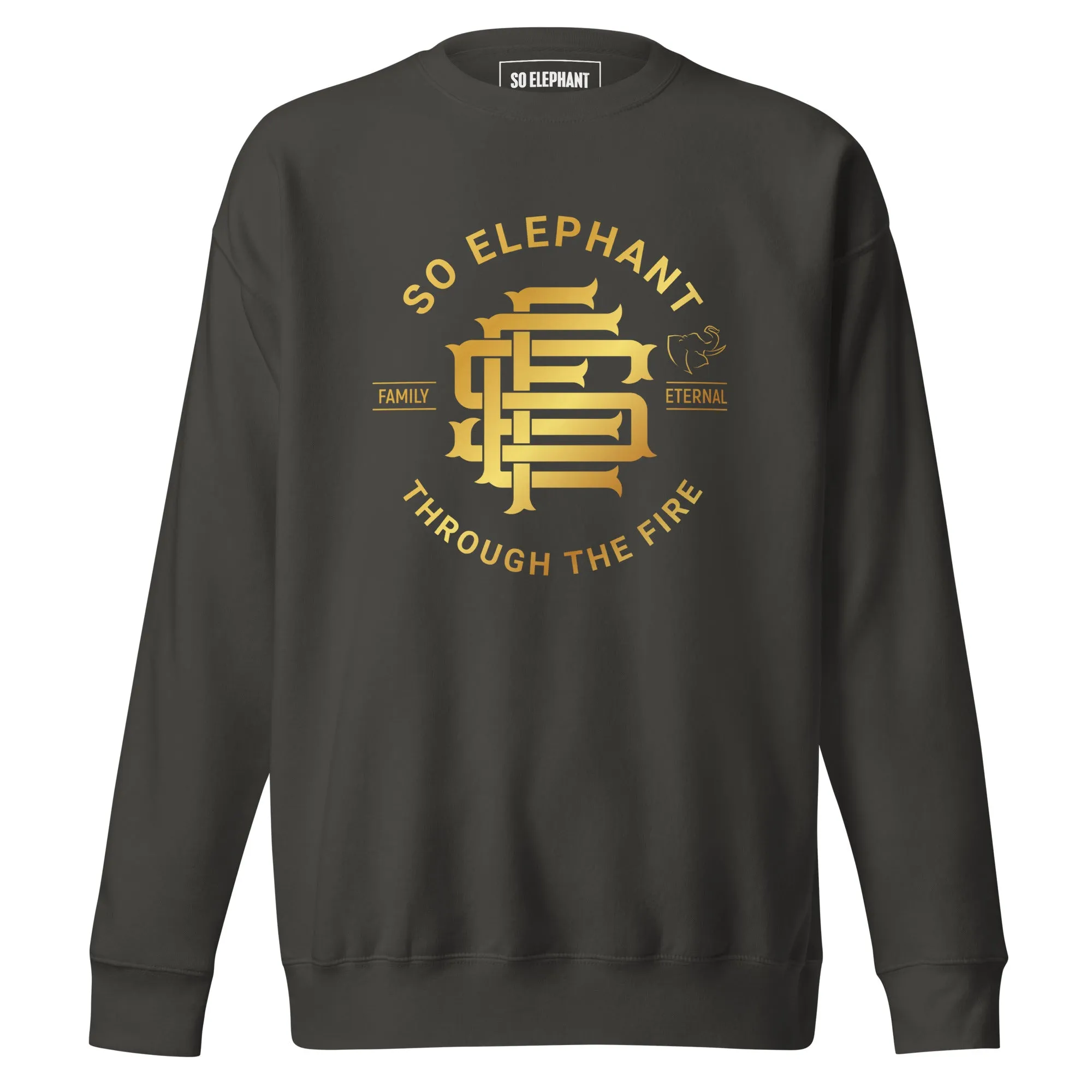 SO ELEPHANT MEN'S "THROUGH THE FIRE" Premium Sweatshirt