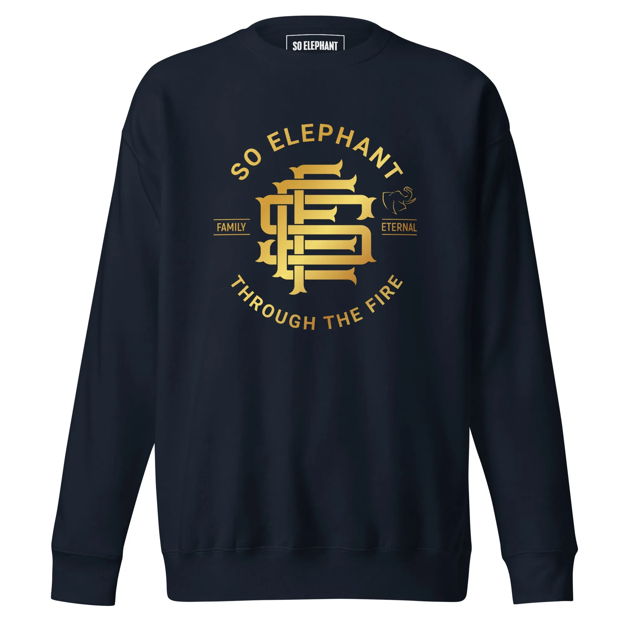 SO ELEPHANT MEN'S "THROUGH THE FIRE" Premium Sweatshirt