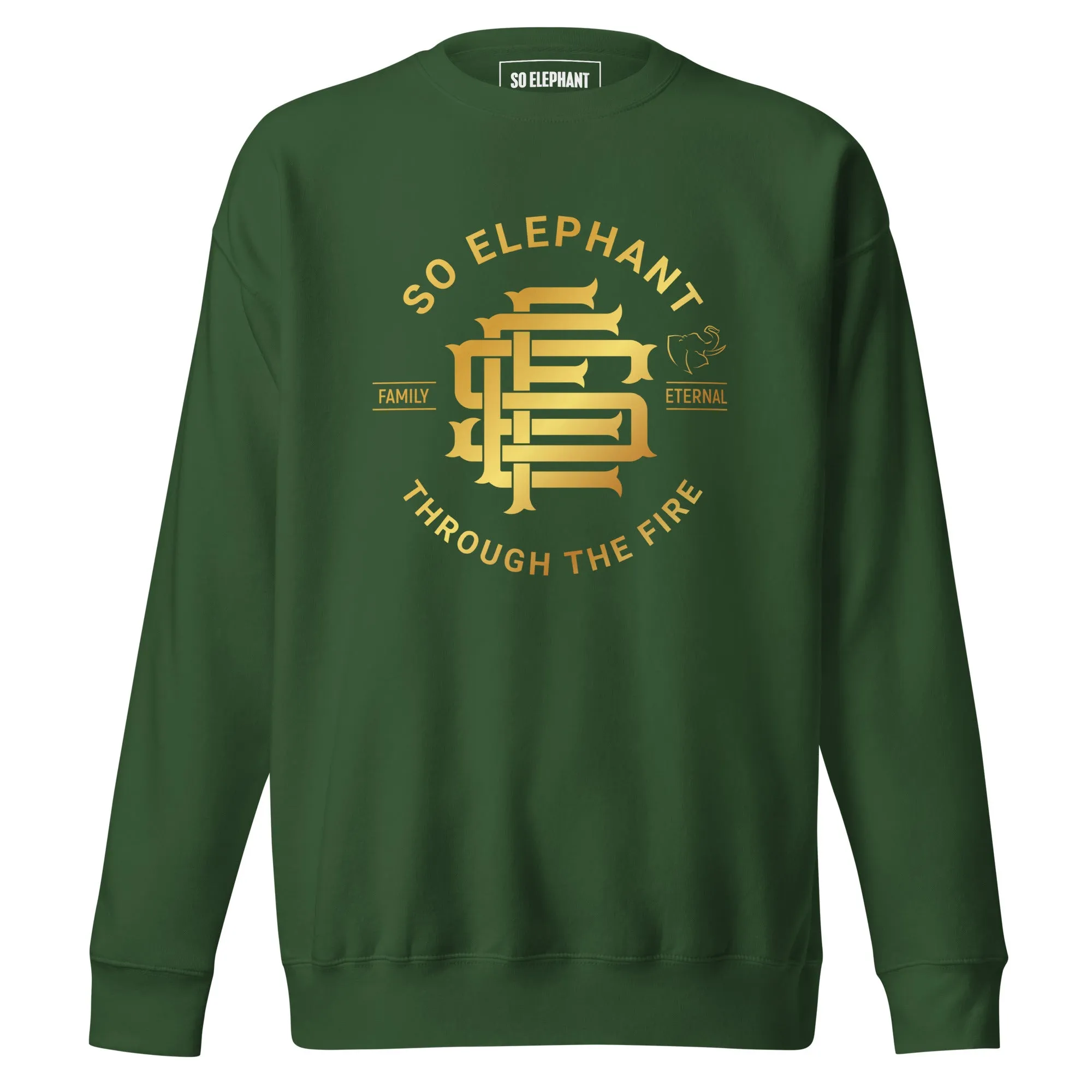SO ELEPHANT MEN'S "THROUGH THE FIRE" Premium Sweatshirt