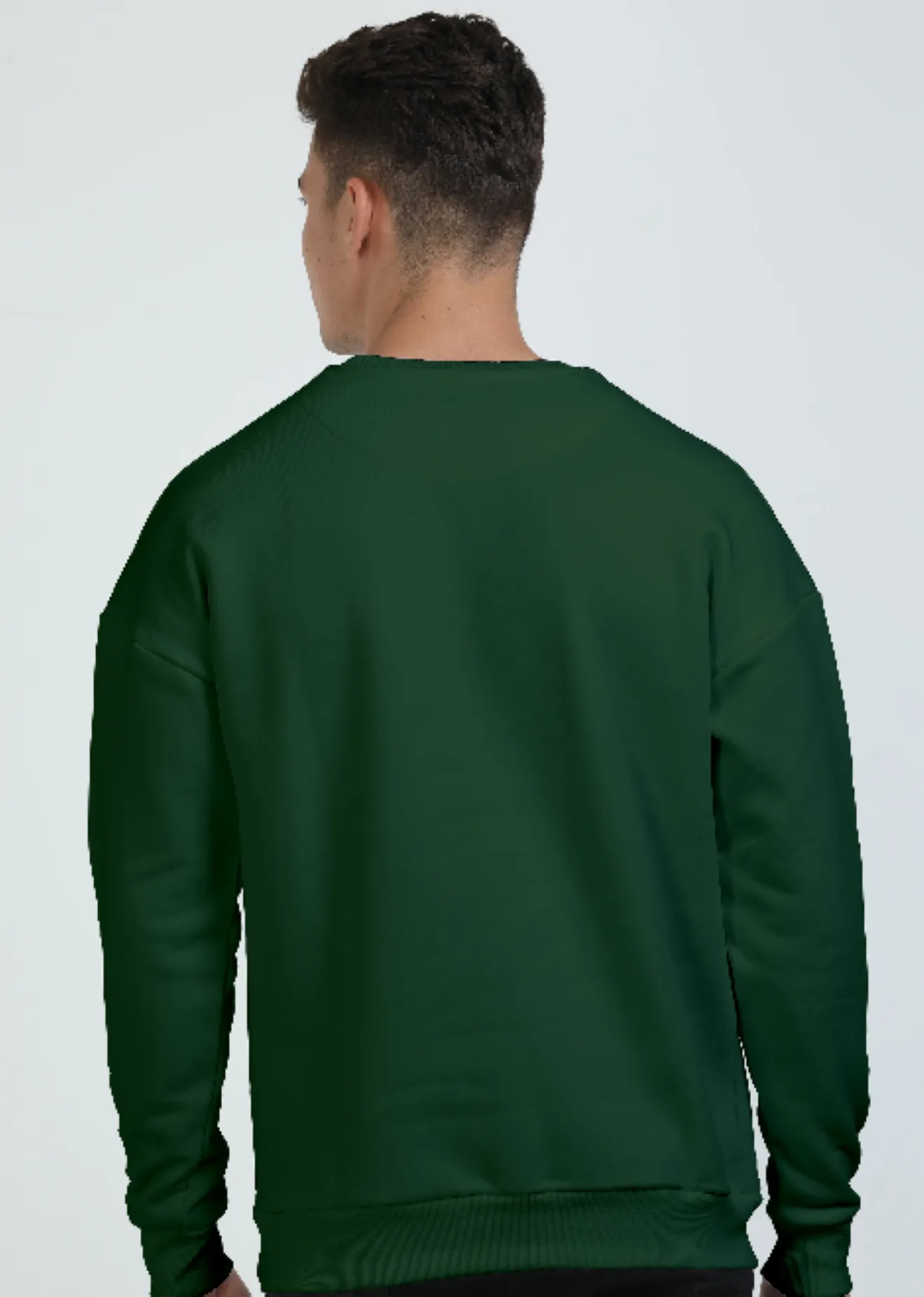Solid Oversized Sweatshirt