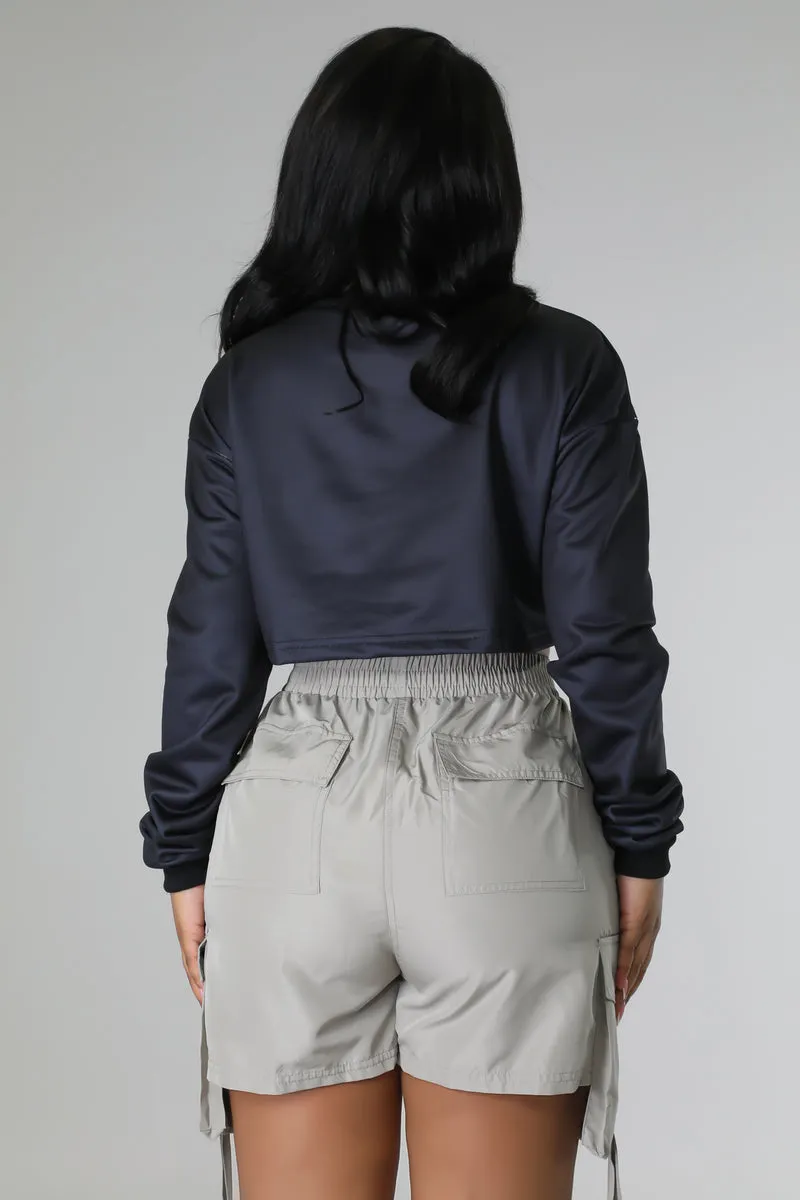 SP001P-Pocket Detail Cargo Shorts