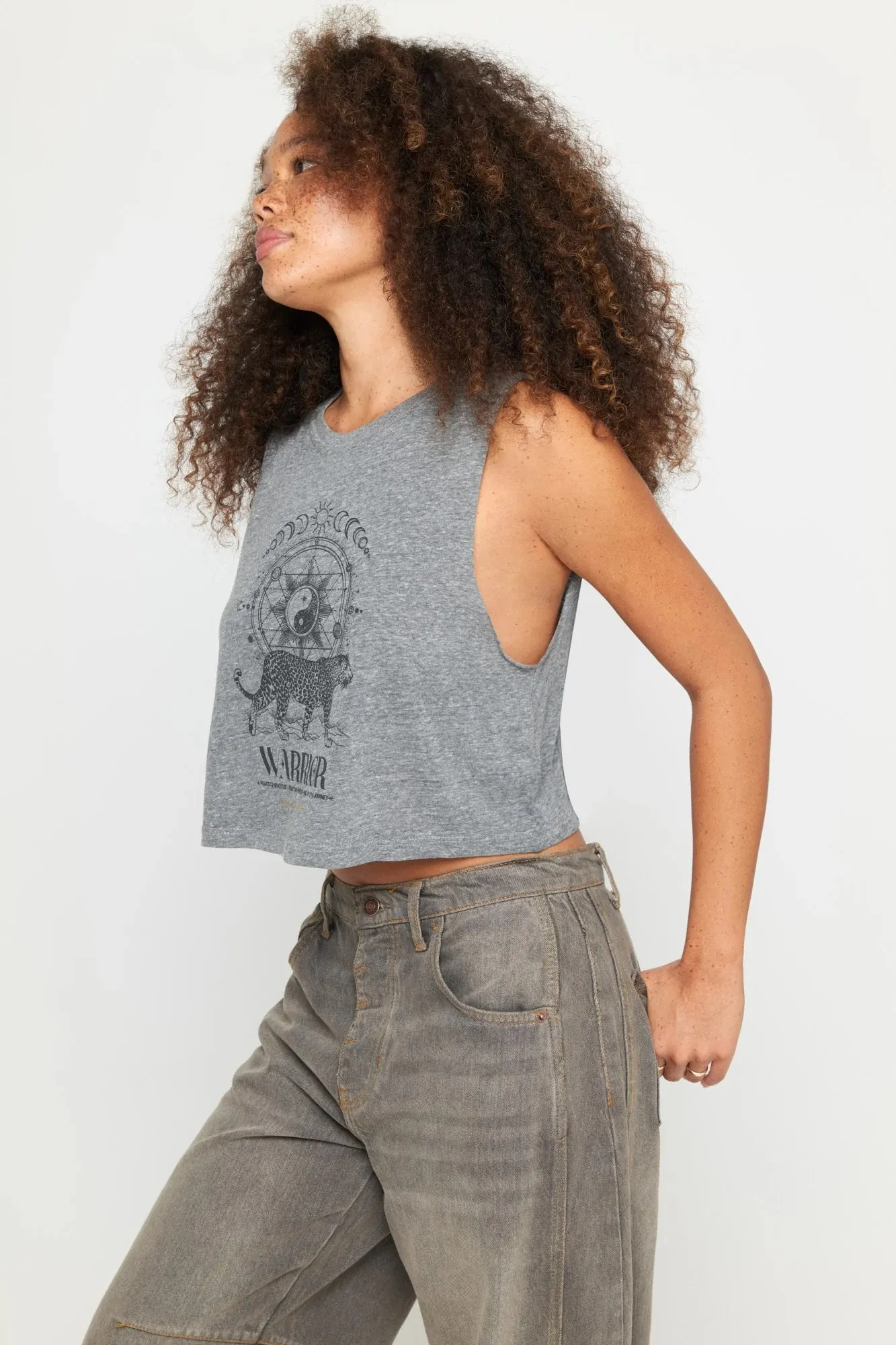 Spiritual Gangster Magnetism Callie Crop Tank