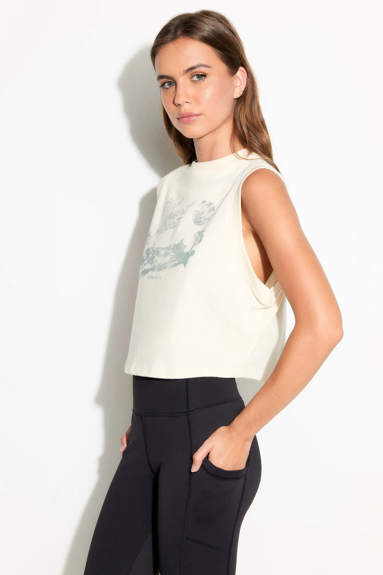 Spiritual Gangster Retreat Crawford Crop Tank